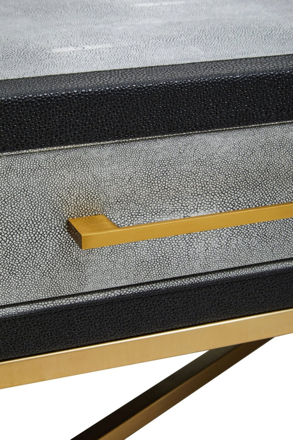 Cadiz Grey Shagreen Coffee Table - XShowhome Limited - Xshowhome