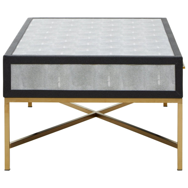 Cadiz Grey Shagreen Coffee Table - XShowhome Limited - Xshowhome