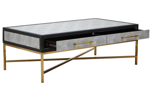 Cadiz Grey Shagreen Coffee Table - XShowhome Limited - Xshowhome