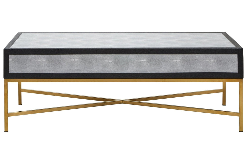 Cadiz Grey Shagreen Coffee Table - XShowhome Limited - Xshowhome