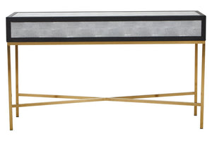 Cadiz Grey Shagreen Console Table - Canwell Interiors Limited - Xshowhome