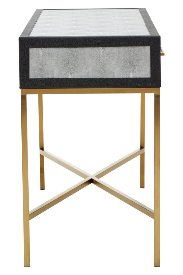 Cadiz Grey Shagreen Console Table - XShowhome Limited - Xshowhome