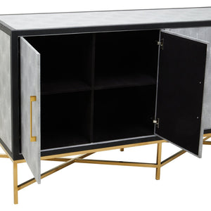 Cadiz Grey Shagreen Sideboard - Canwell Interiors Limited - Xshowhome