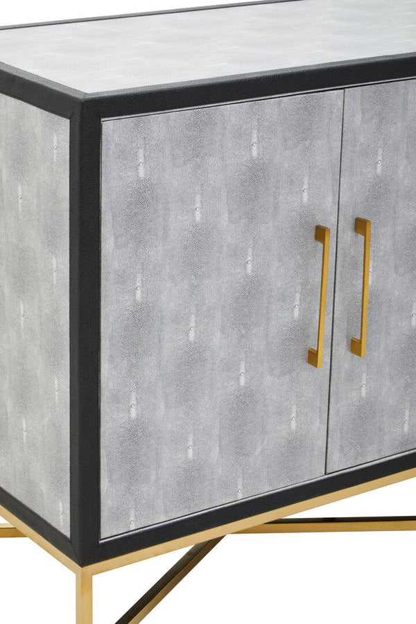 Cadiz Grey Shagreen Sideboard - Canwell Interiors Limited - Xshowhome