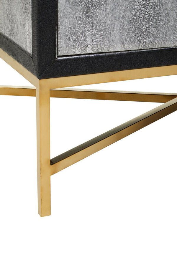 Cadiz Grey Shagreen Sideboard - Canwell Interiors Limited - Xshowhome