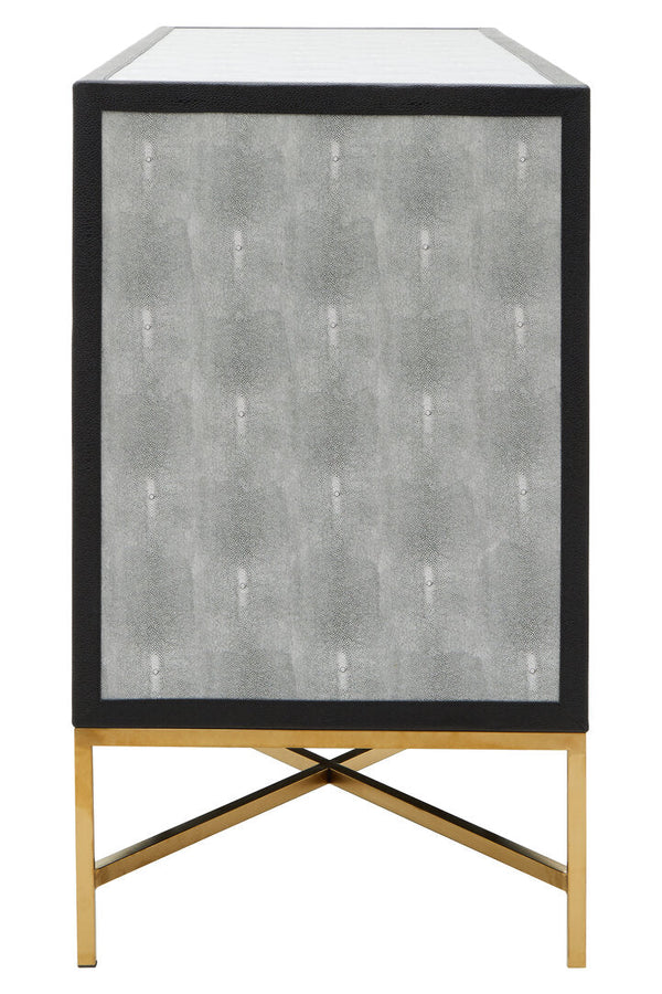 Cadiz Grey Shagreen Sideboard - Canwell Interiors Limited - Xshowhome