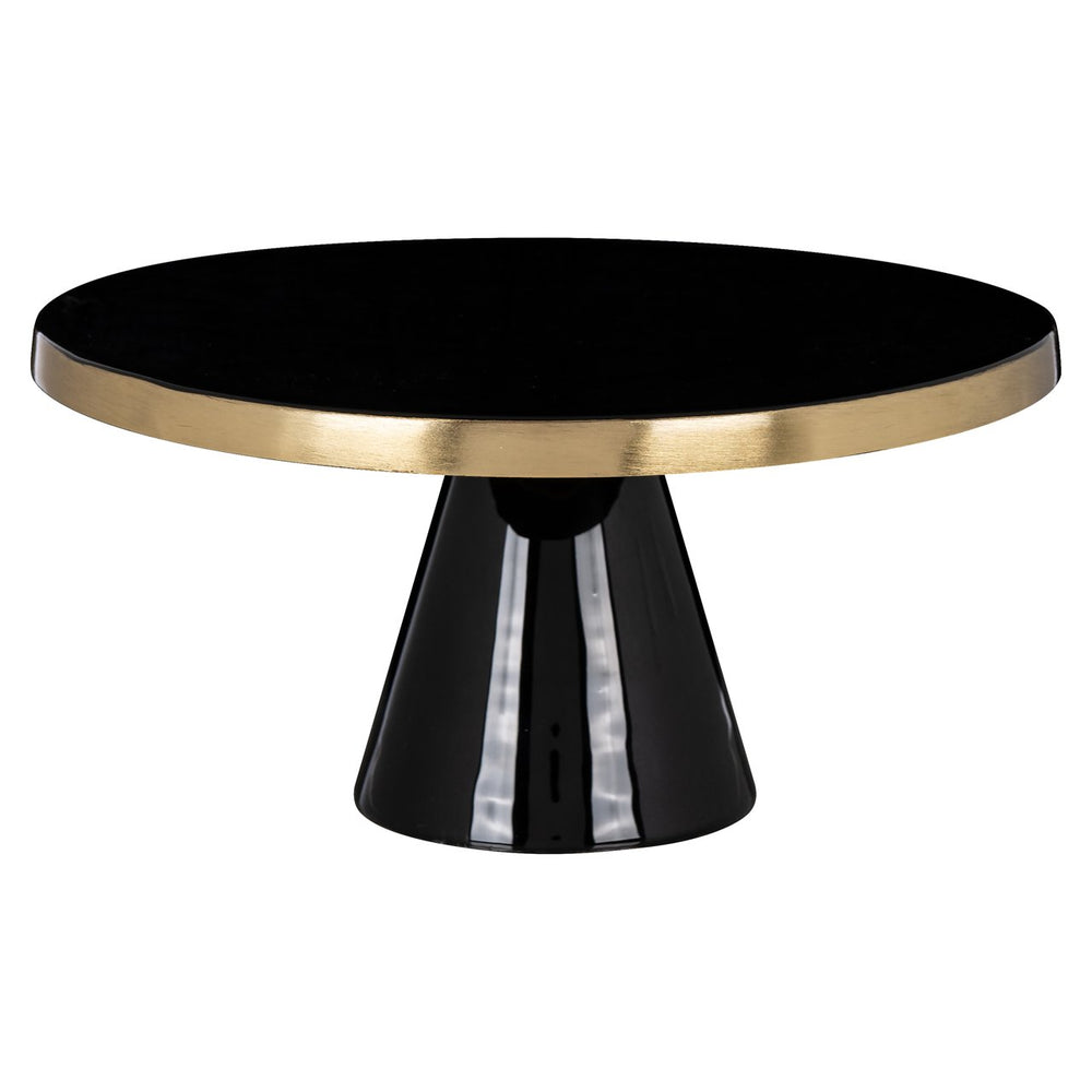 Cake plate Elena black & Gold - XShowhome Limited - Richmond