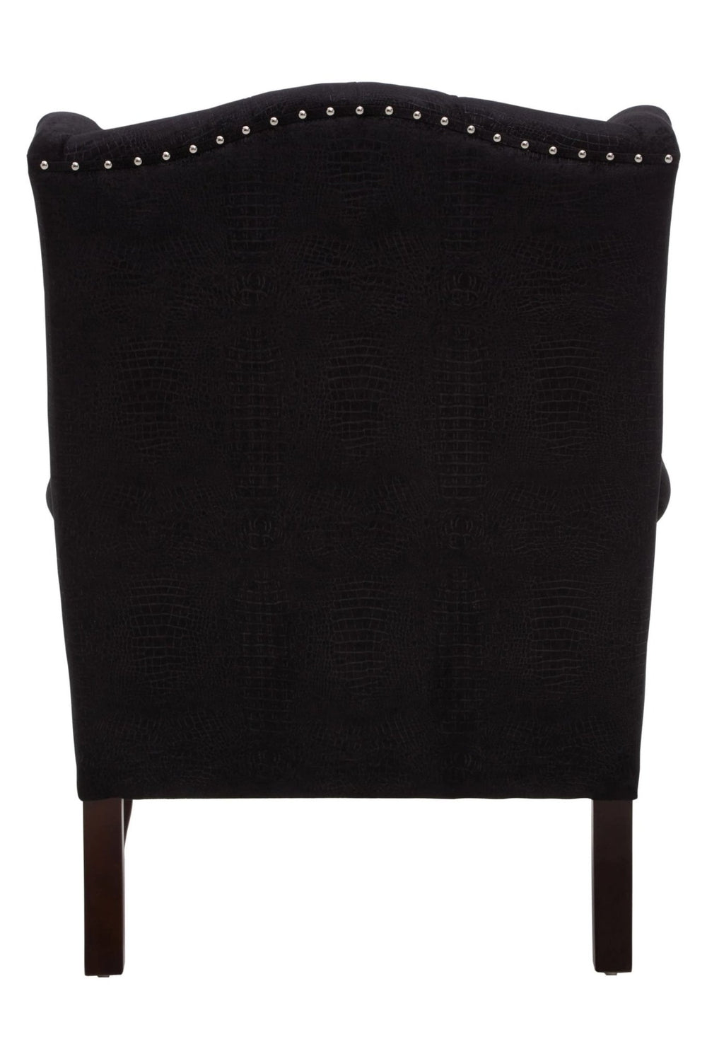 Cala Black Textured Armchair with Tufted Back - XShowhome Limited - Xshowhome
