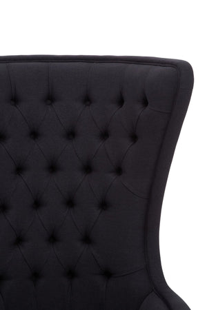 Cala Black Tufted Highback Chair - XShowhome Limited - Xshowhome