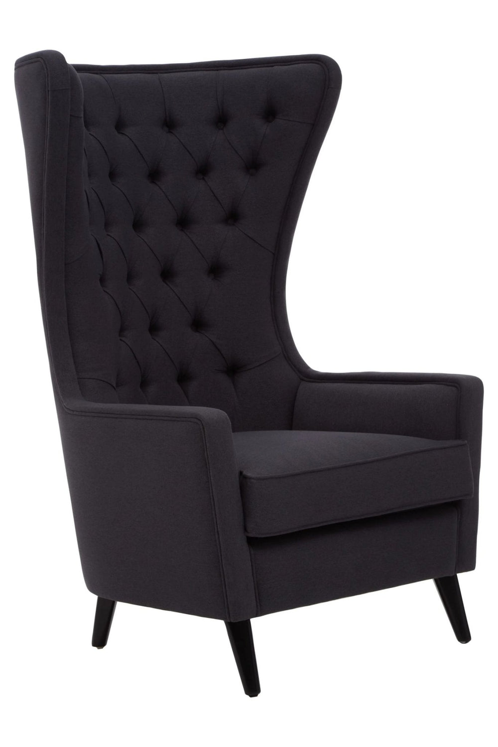 Cala Black Tufted Highback Chair - XShowhome Limited - Xshowhome