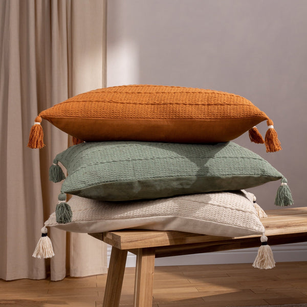 Caliche 40x60 Feather Filled Cushion Natural - XShowhome Limited - Riva