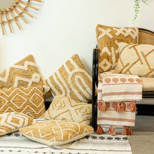 Camfa 45x45 Feather Filled Cushion Natural - Canwell Interiors Limited - Riva