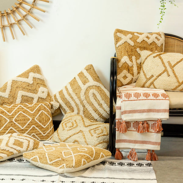 Camfa 45x45 Feather Filled Cushion Natural - Canwell Interiors Limited - Riva