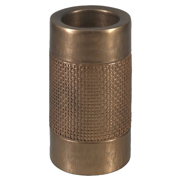 Candle holder Aya brushed gold small - Canwell Interiors Limited - Richmond