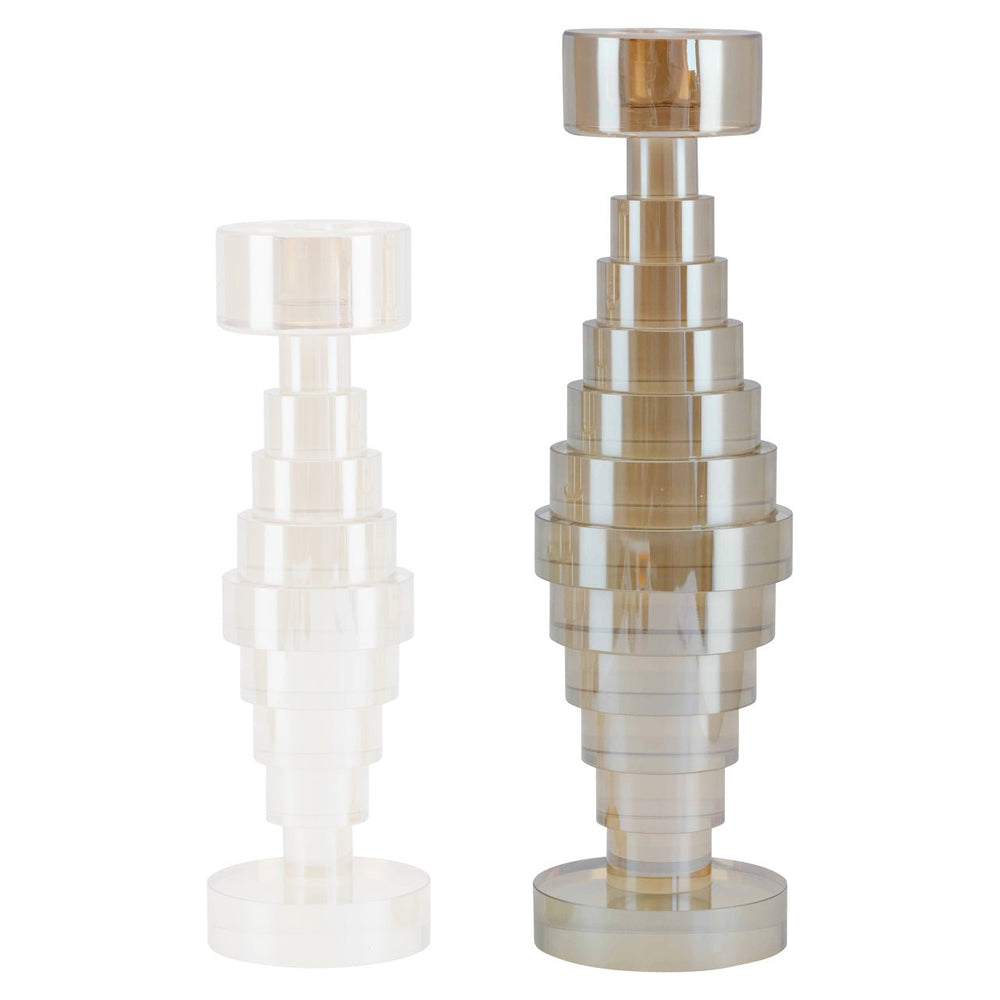 Candle holder Bryn Champagne large - Canwell Interiors Limited - Richmond
