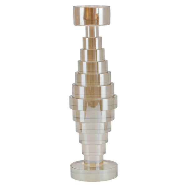 Candle holder Bryn Champagne large - Canwell Interiors Limited - Richmond