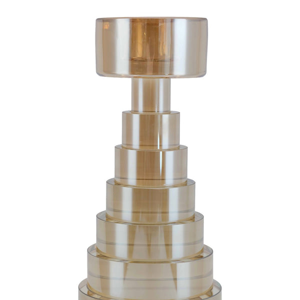 Candle holder Bryn Champagne large - Canwell Interiors Limited - Richmond