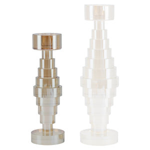 Candle holder Bryn Champagne small - Canwell Interiors Limited - Richmond