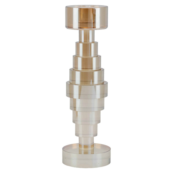 Candle holder Bryn Champagne small - Canwell Interiors Limited - Richmond
