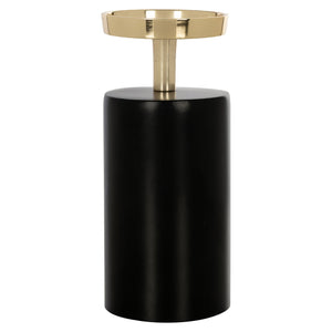 Candle holder Caya black/gold small - Canwell Interiors Limited - Richmond