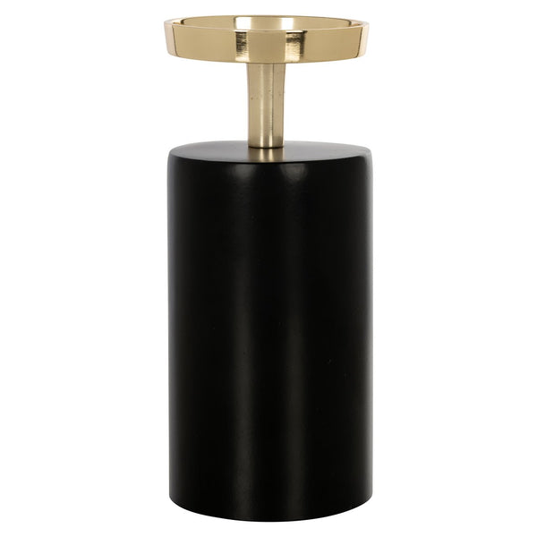 Candle holder Caya black/gold small - Canwell Interiors Limited - Richmond