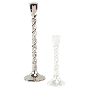 Candle holder Crillon silver large - Canwell Interiors Limited - Richmond