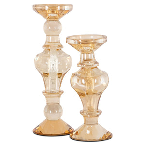 Candle holder Dilan amber small - Canwell Interiors Limited - Richmond