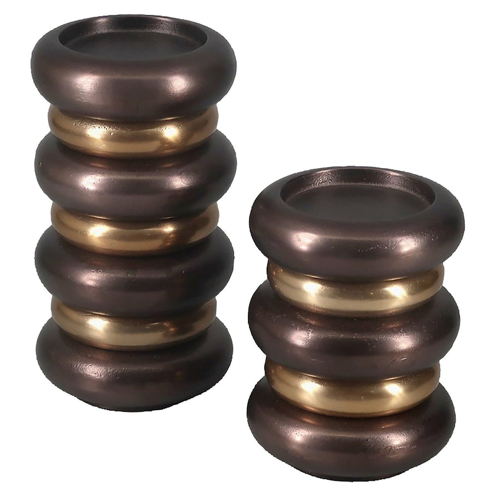 Candle holder Eve bronze small - Canwell Interiors Limited - Richmond