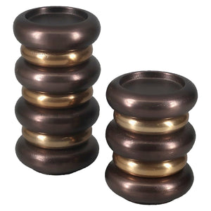 Candle holder Eve bronze small - Canwell Interiors Limited - Richmond