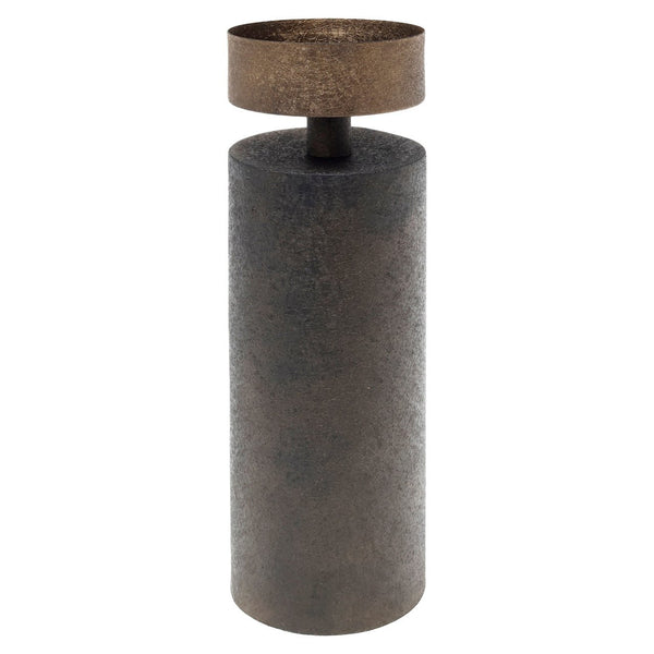 Candle holder Harlow brass antique large - Canwell Interiors Limited - Richmond