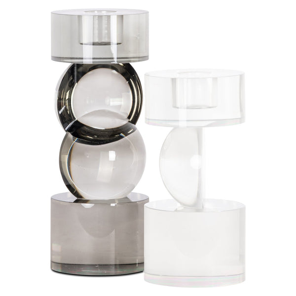 Candle holder Jennyl grey large - Canwell Interiors Limited - Richmond