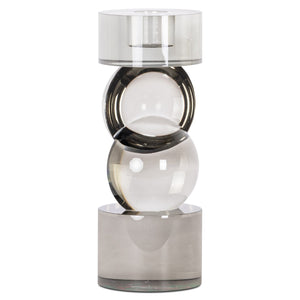 Candle holder Jennyl grey large - Canwell Interiors Limited - Richmond