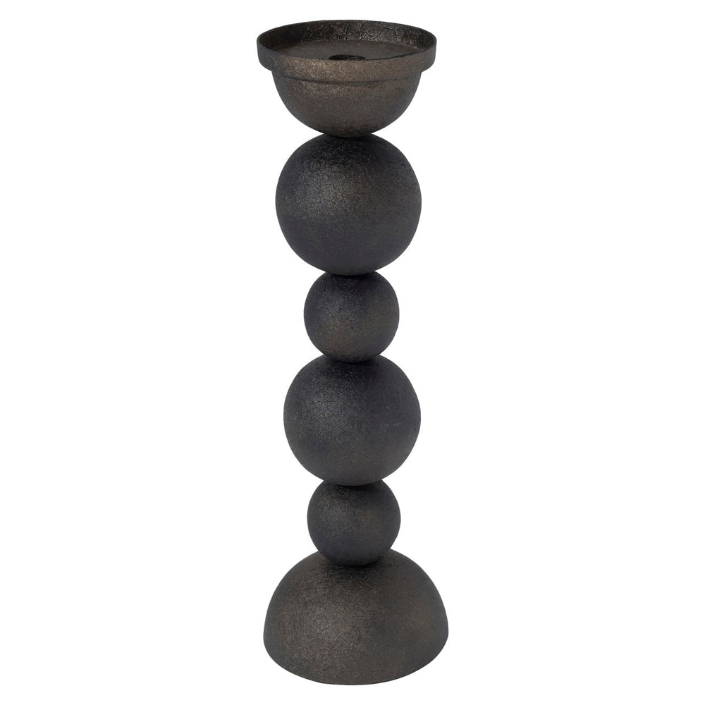 Candle holder Jersey brass antique large - Canwell Interiors Limited - Richmond