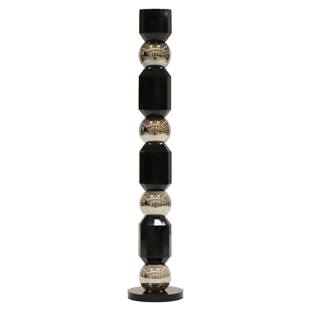 Candle holder Jessy black large - Canwell Interiors Limited - Richmond