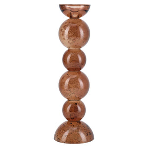 Candle holder Jolita brown L - Canwell Interiors Limited - Richmond
