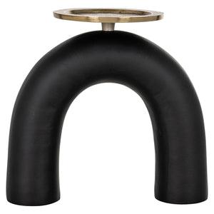 Candle holder Livi black/gold large - Canwell Interiors Limited - Richmond
