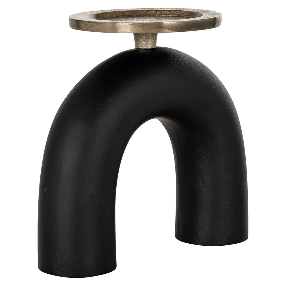 Candle holder Livi black/gold small - Canwell Interiors Limited - Richmond