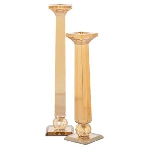 Candle holder Milou amber small - Canwell Interiors Limited - Richmond