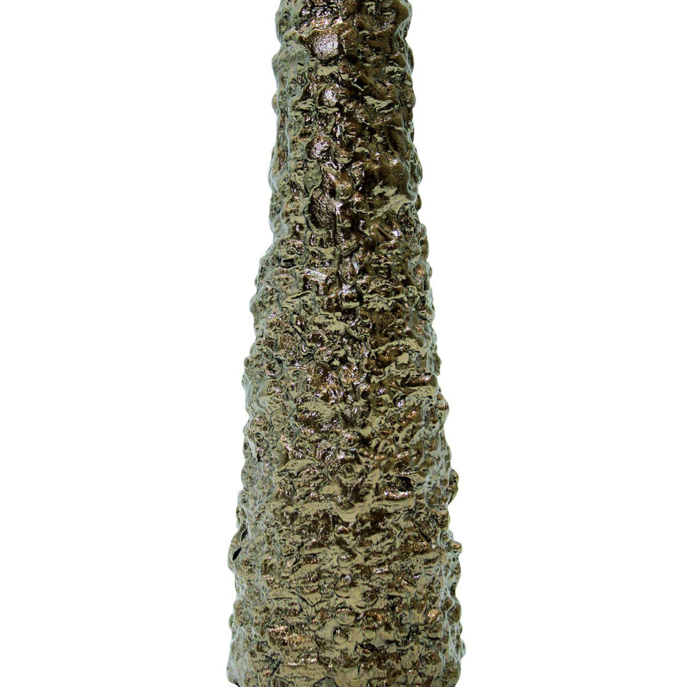 Candle holder Moan brushed gold large - Canwell Interiors Limited - Richmond
