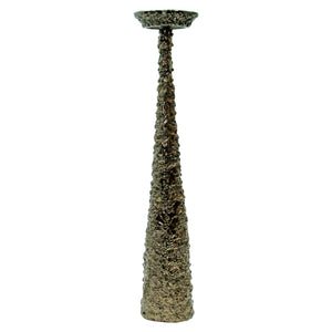Candle holder Moan brushed gold large - Canwell Interiors Limited - Richmond