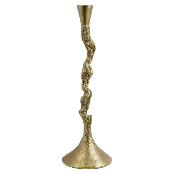 Candle holder Mona brass antique - Canwell Interiors Limited - Richmond