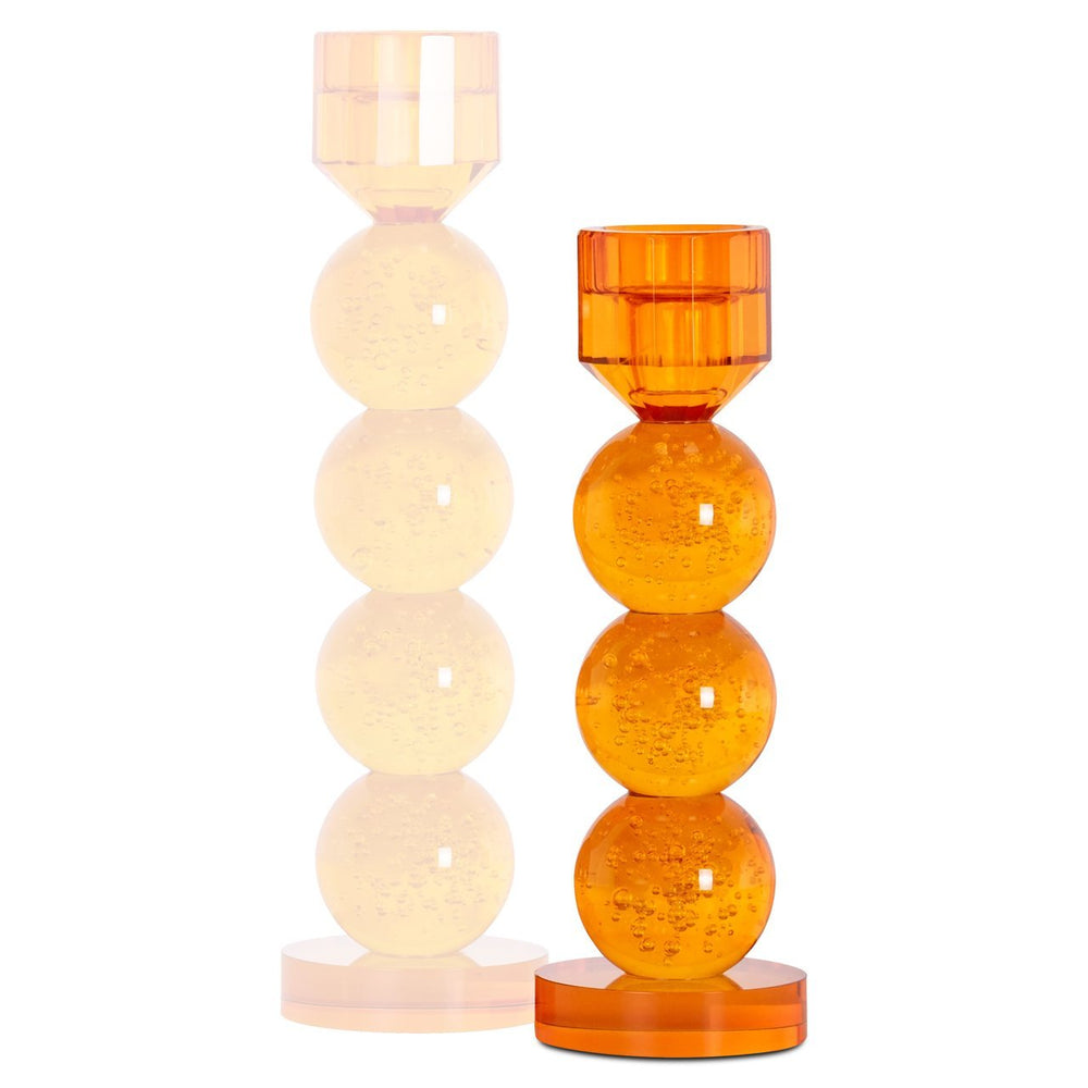 Candle holder Raylan orange small - Canwell Interiors Limited - Richmond