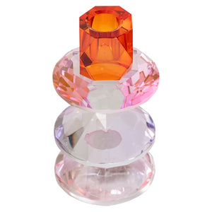 Candle holder Yalena pink large - Canwell Interiors Limited - Richmond