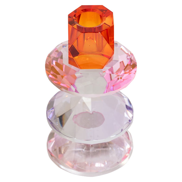 Candle holder Yalena pink large - Canwell Interiors Limited - Richmond