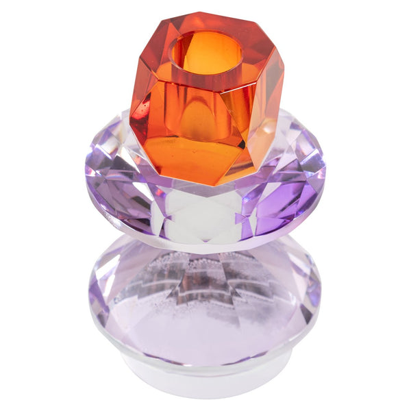 Candle holder Yalena purple small - Canwell Interiors Limited - Richmond