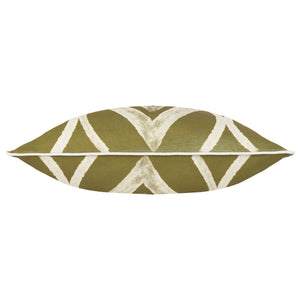 Cape Ikat 50x50 Feather Filled Cushion Moss - Canwell Interiors Limited - Riva