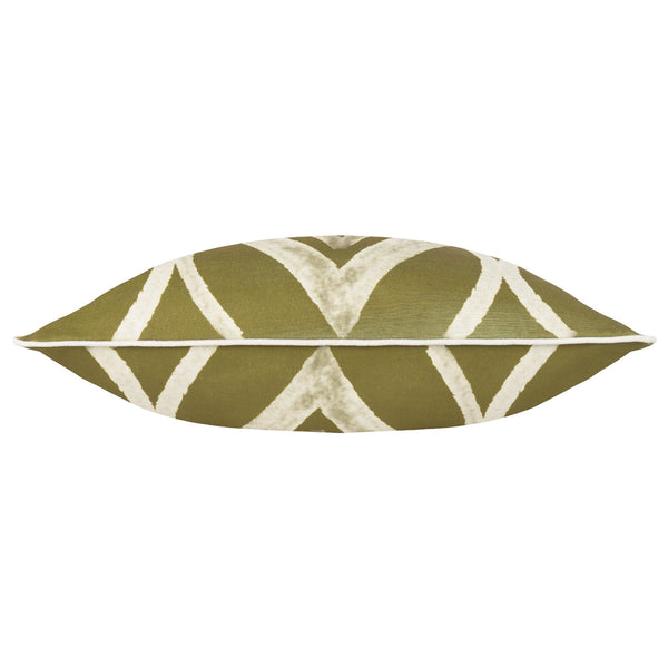 Cape Ikat 50x50 Feather Filled Cushion Moss - Canwell Interiors Limited - Riva