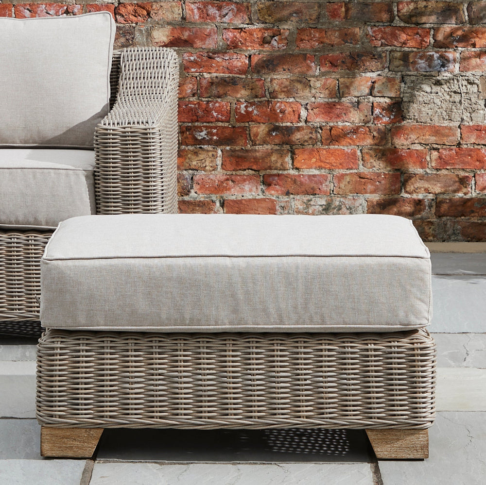 Capri Collection Outdoor Footstool - Canwell Interiors Limited - Hills