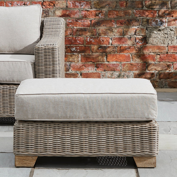 Capri Collection Outdoor Footstool - Canwell Interiors Limited - Hills