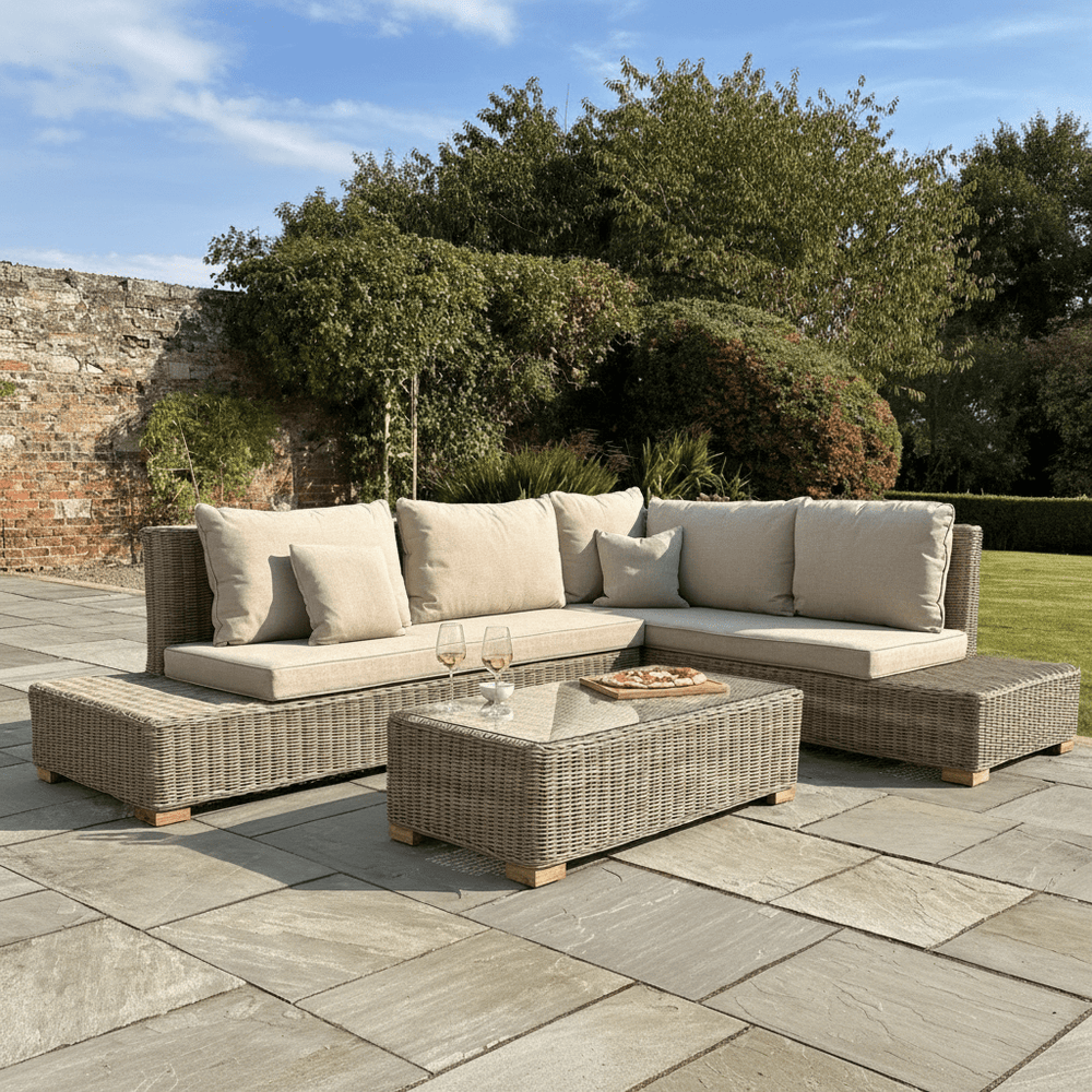 Capri Collection Outdoor Large Corner and Coffee Table Set - Canwell Interiors Limited - Hills